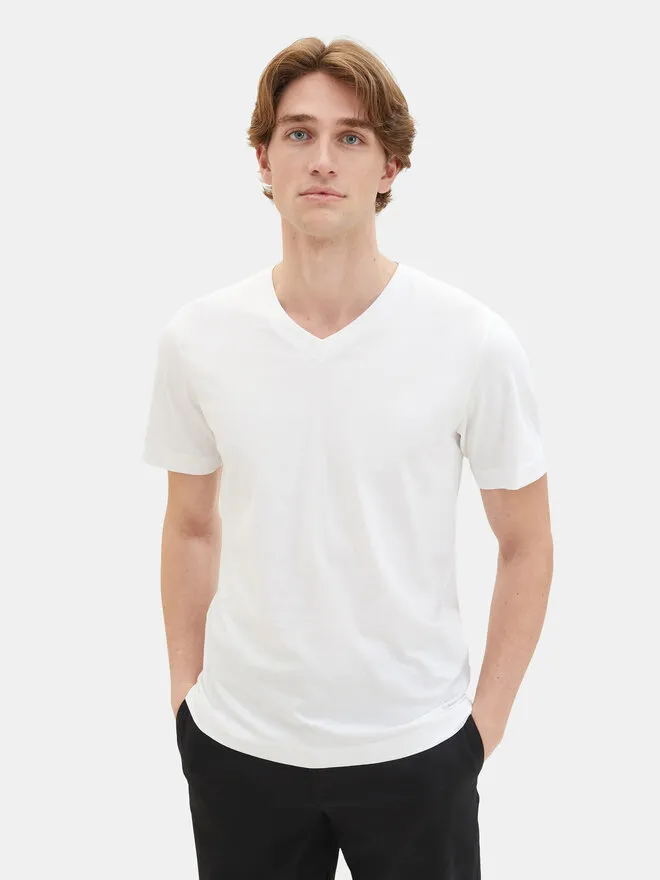 Tom Tailor Σετ 2 T-Shirts · Λευκό