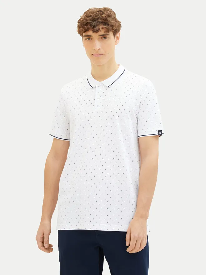 Tom Tailor Denim Polo · Λευκό