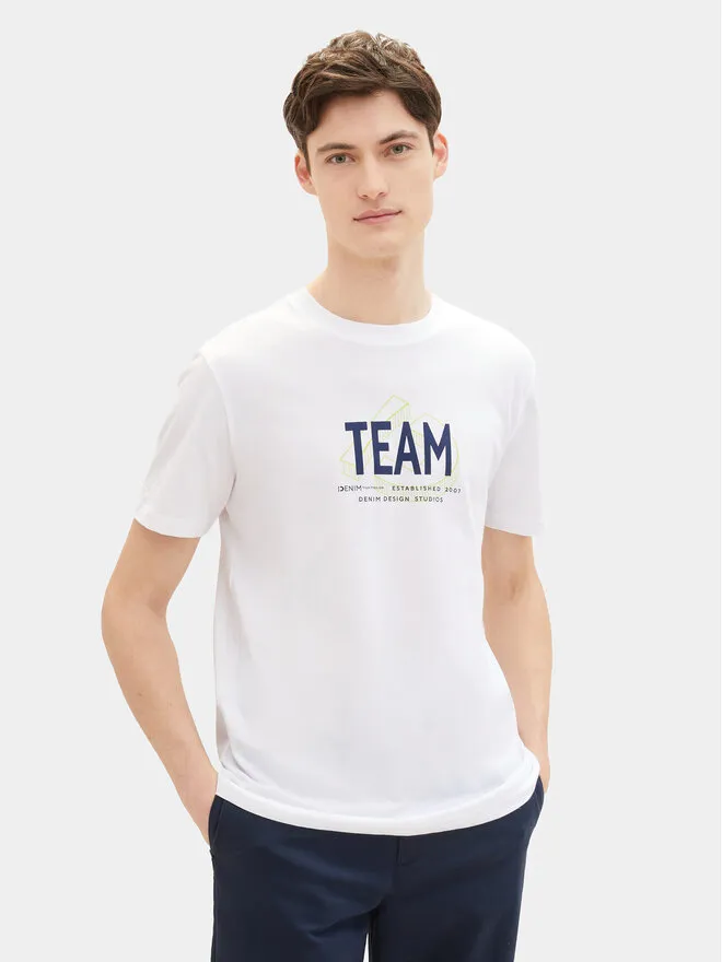 Tom Tailor Denim T-Shirt · Λευκό