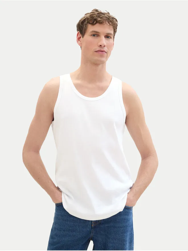 Tom Tailor Denim Tank top · Λευκό
