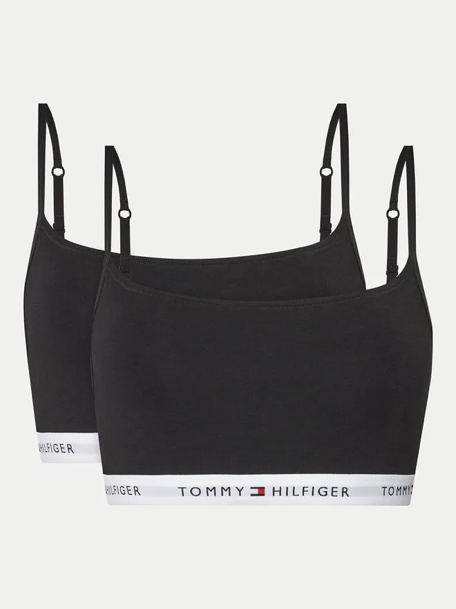 Tommy Hilfiger Σετ 2 σουτιέν τοπ · Μαύρο