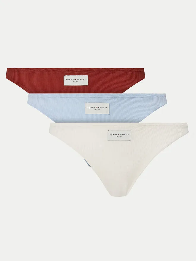 Tommy Hilfiger Σετ 3 τεμάχια σλιπ κλασικά · Έγχρωμο