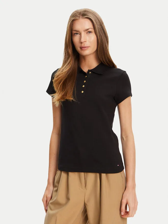 Tommy Hilfiger Polo · Μαύρο