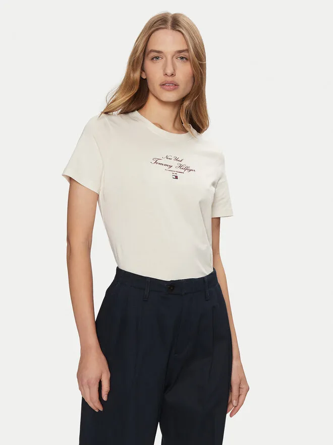 T-Shirt · Εκρού