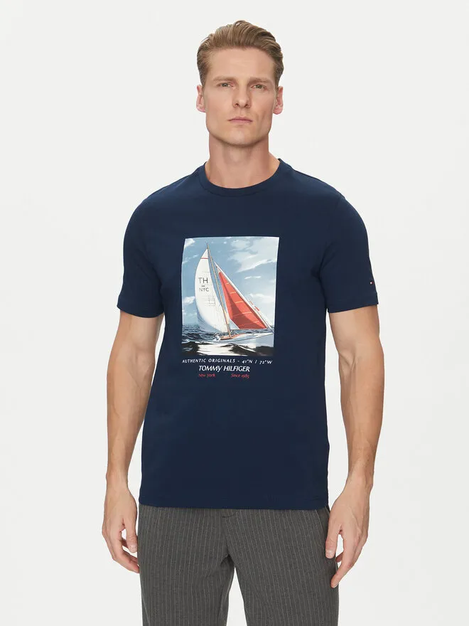 T-Shirt · Σκούρο μπλε