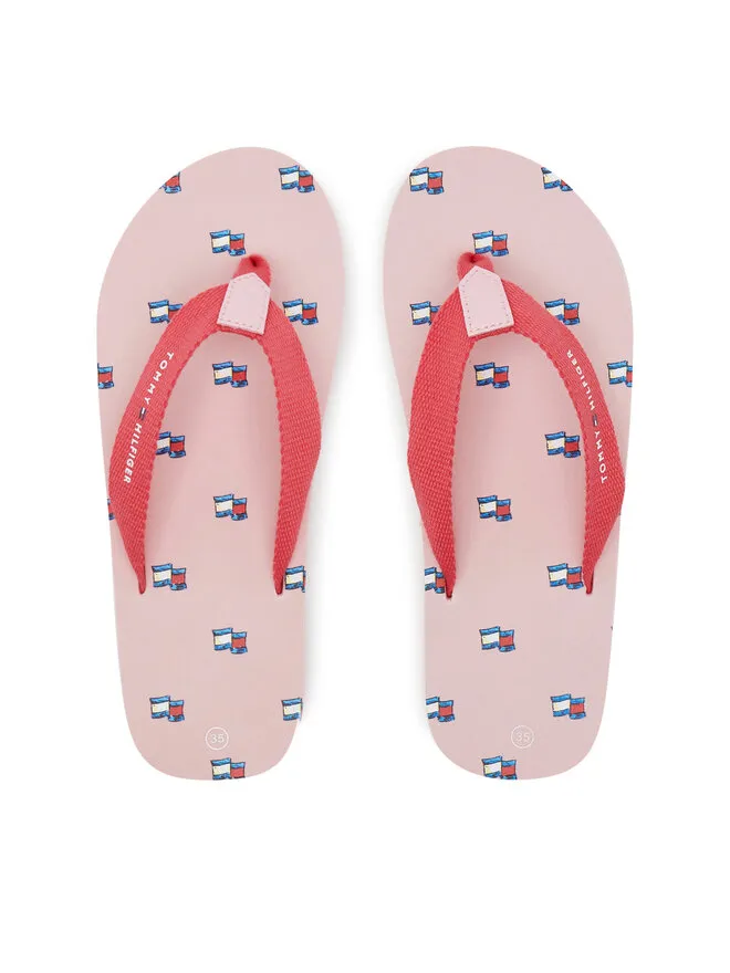 Tommy Hilfiger Σαγιονάρες · Ροζ