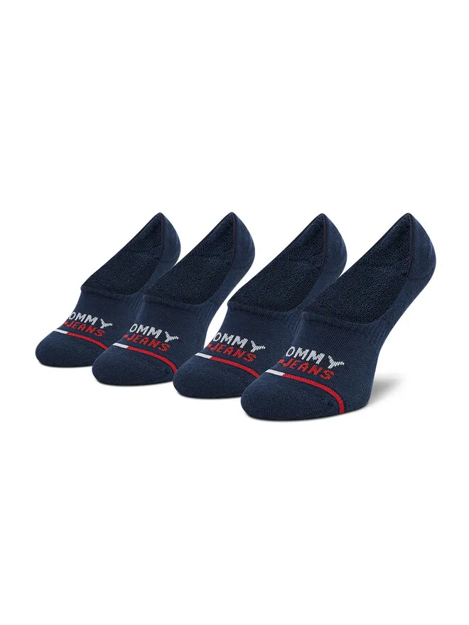 Tommy Jeans Σετ 2 ζευγάρια κάλτσες σοσόνια unisex · Σκούρο μπλε