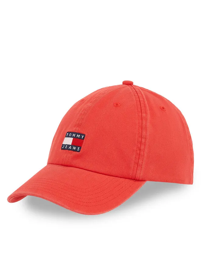 Tommy Jeans Καπέλο Jockey · Κόκκινο