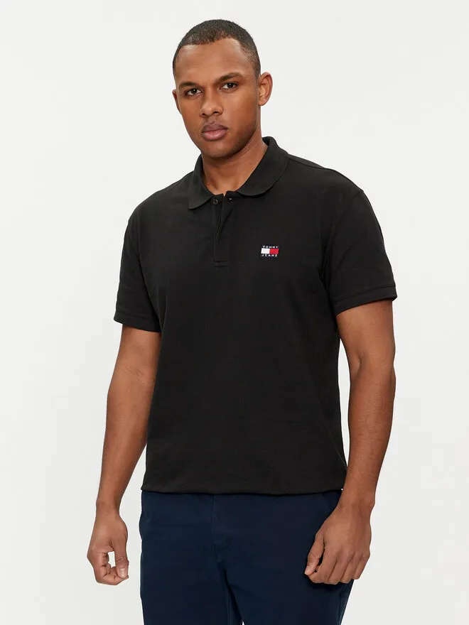 Tommy Jeans Polo · Μαύρο