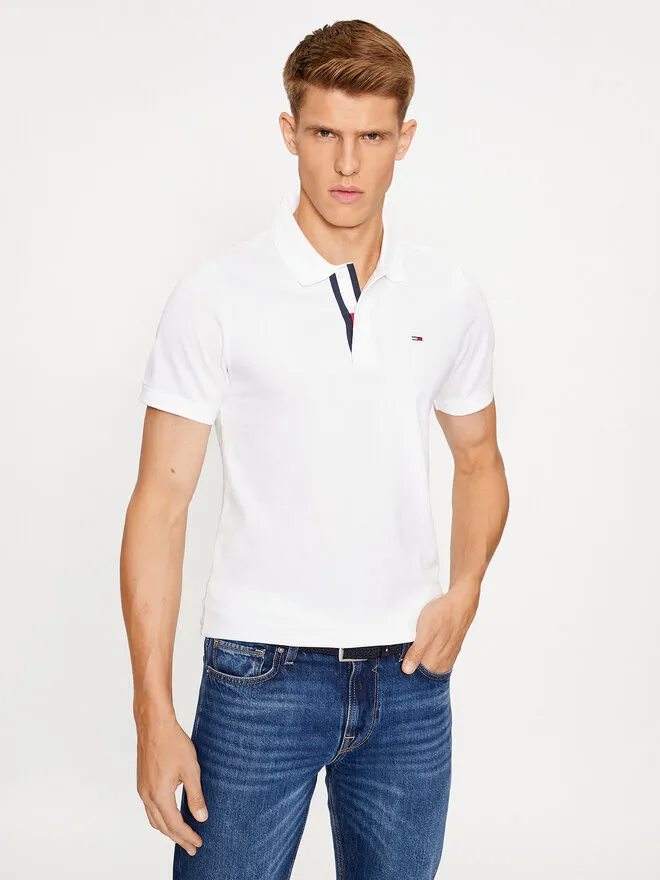Tommy Jeans Polo · Λευκό