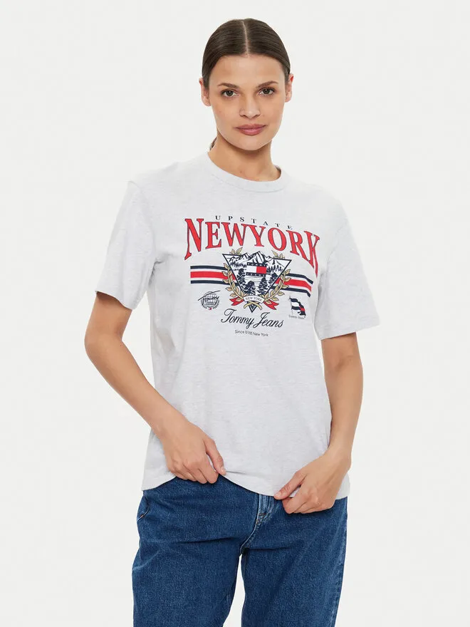 Tommy Jeans T-Shirt · Γκρι