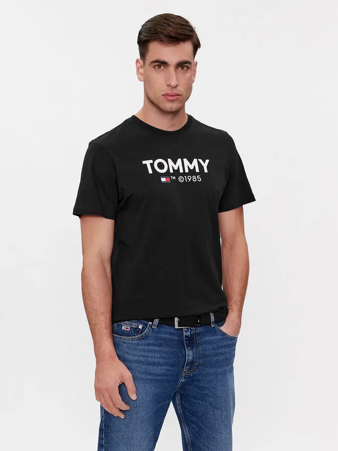 Tommy Jeans T-Shirt · Μαύρο