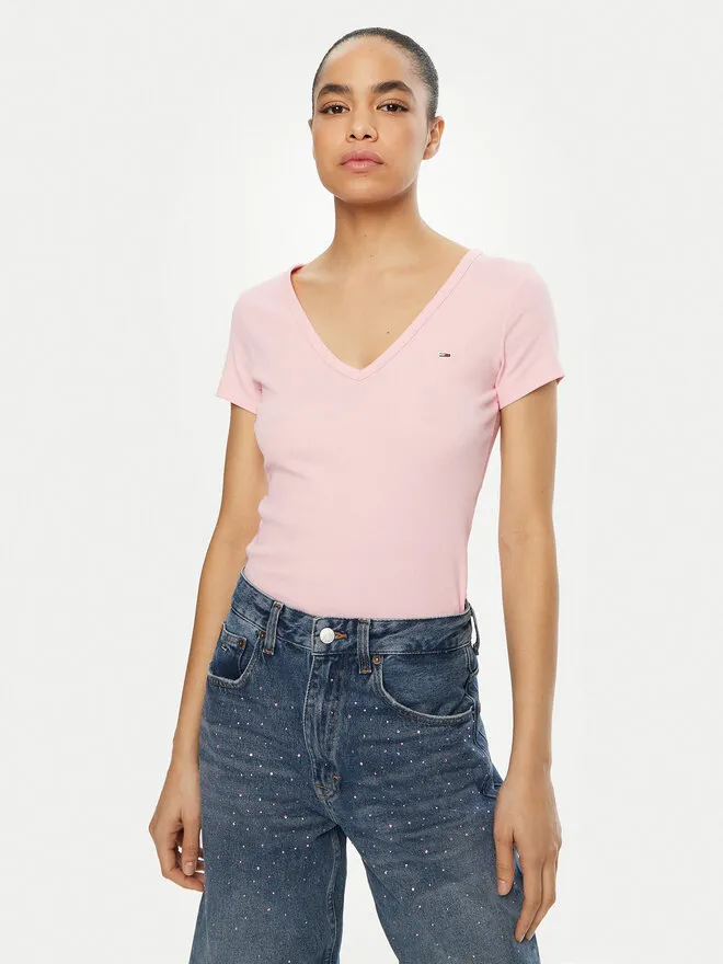 Tommy Jeans T-Shirt · Ροζ