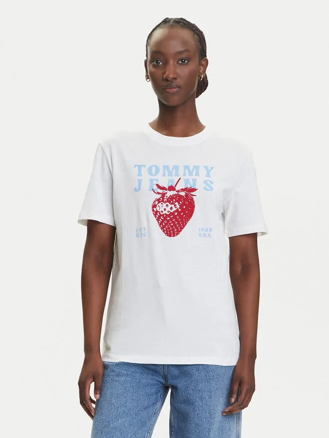 Tommy Jeans T-Shirt · Λευκό