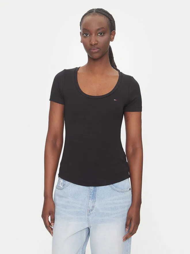 Tommy Jeans T-Shirt · Μαύρο