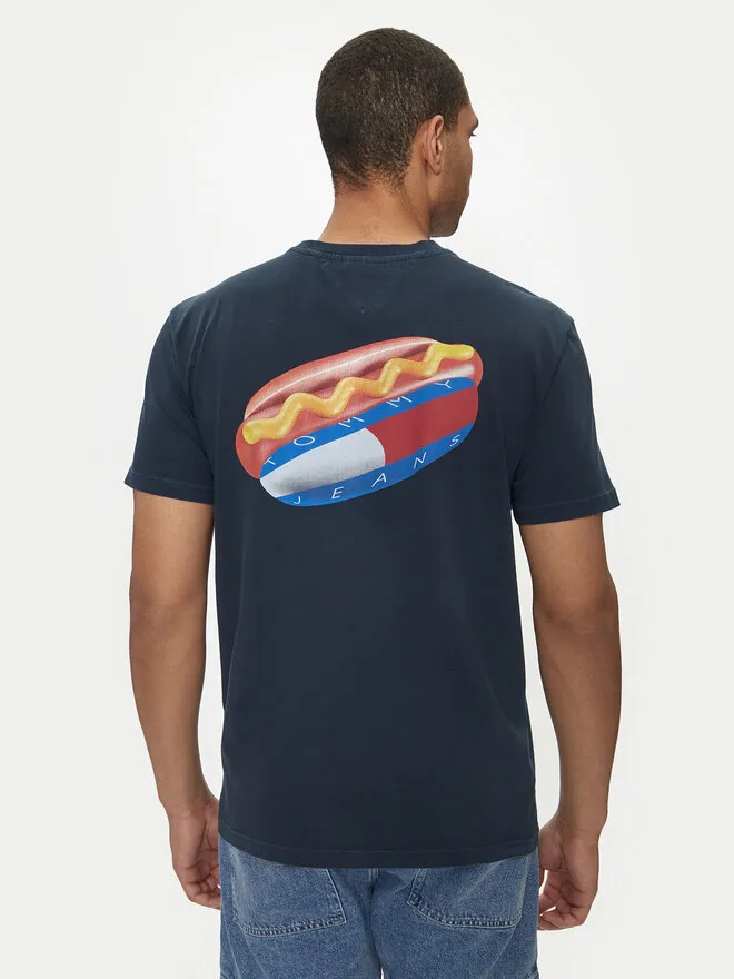 Tommy Jeans T-Shirt · Σκούρο μπλε