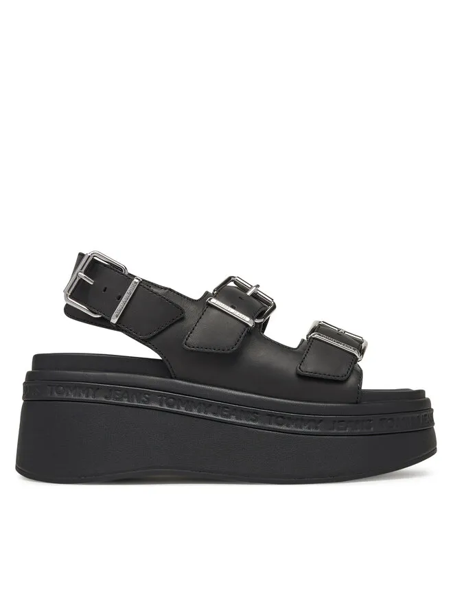 Tommy Jeans Σανδάλια · Μαύρο