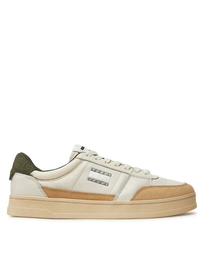 Tommy Jeans Αθλητικά · Εκρού