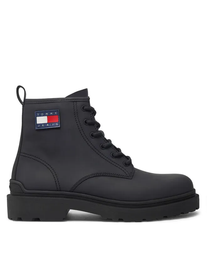 Tommy Jeans Ορειβατικά παπούτσια · Μαύρο