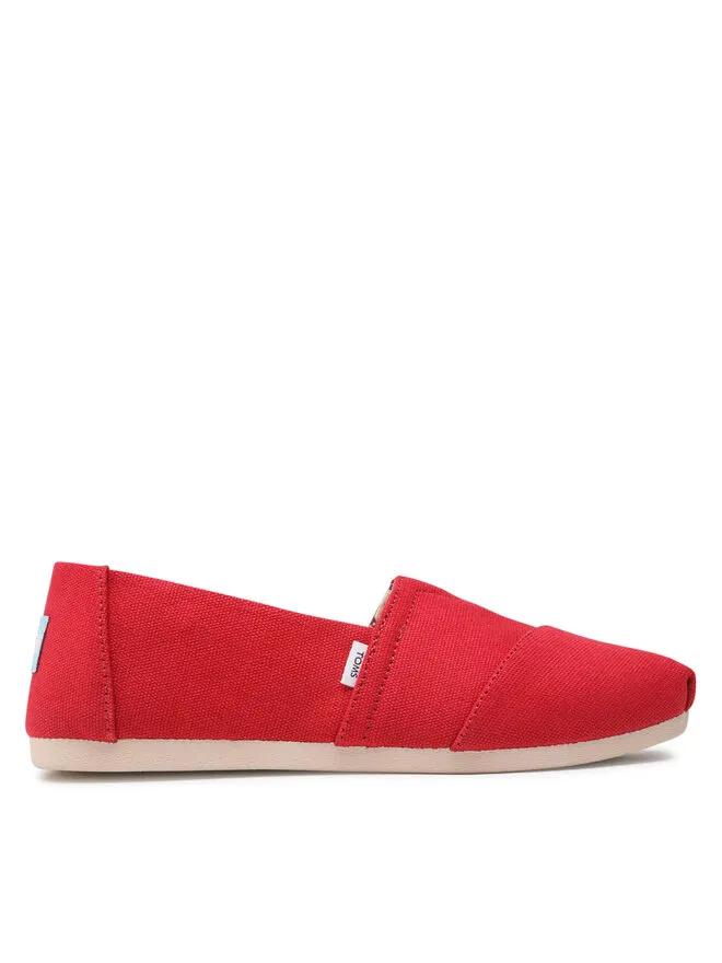 Toms Πάνινα παπούτσια · Κόκκινο