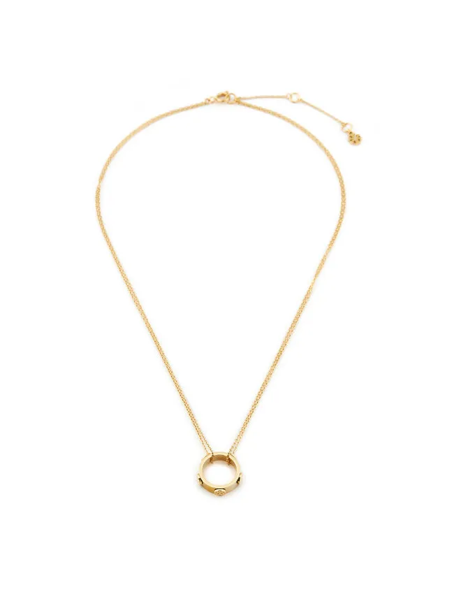 Tory Burch Κολιέ · Χρυσό · Μέταλλο