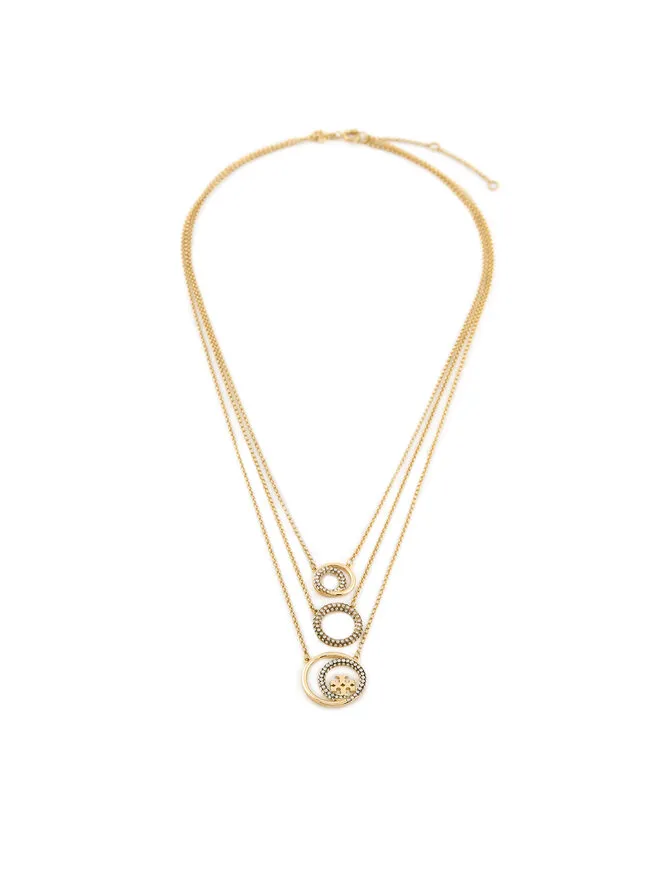 Tory Burch Κολιέ · Χρυσό · Μέταλλο