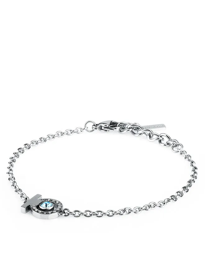 Trussardi Βραχιόλι · Ασημί · Σνοξείδωτος χάλυβας