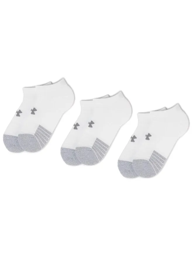 Under Armour Σετ 3 ζευγάρια κοντές κάλτσες unisex · Λευκό