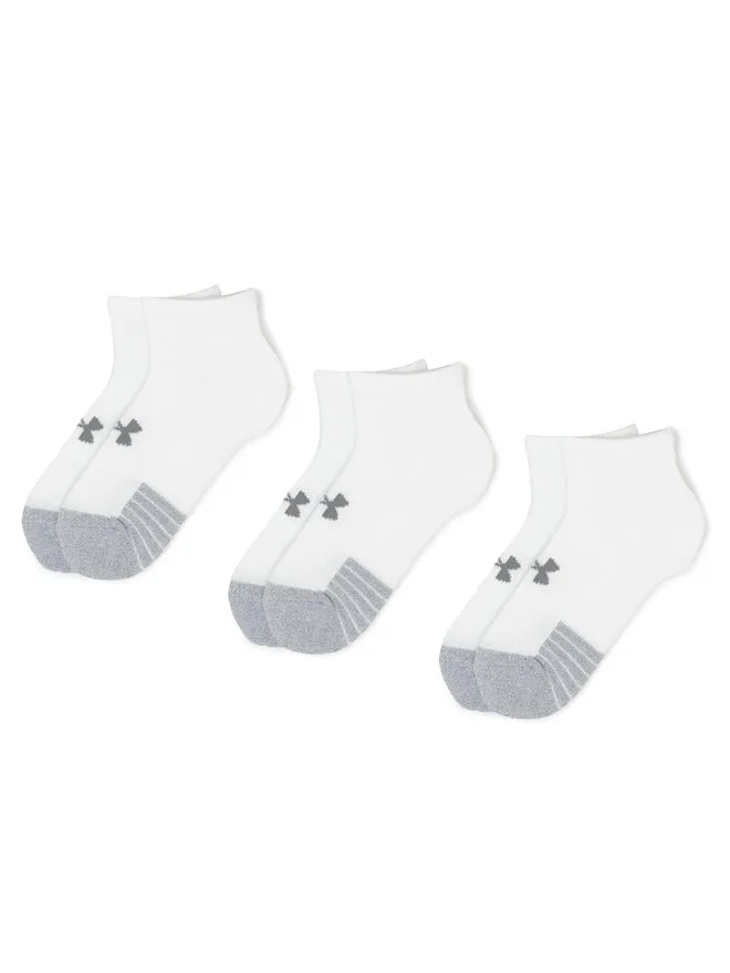 Under Armour Σετ 3 ζευγάρια κοντές κάλτσες unisex · Λευκό