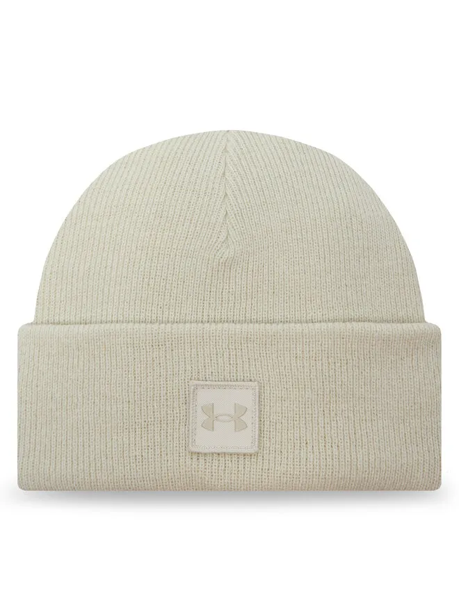 Under Armour Σκούφος UA Halftime Shallow Cuff 1379990-110 Εκρού