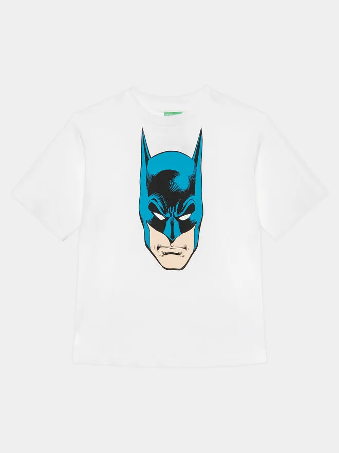 United Colors Of Benetton T-Shirt · Batman · Λευκό