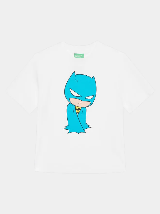 United Colors Of Benetton T-Shirt · Batman · Λευκό