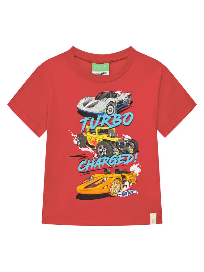 United Colors Of Benetton T-Shirt · Hot Wheels · Κόκκινο