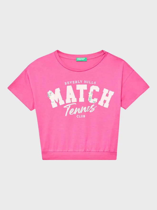 United Colors Of Benetton T-Shirt · Ροζ