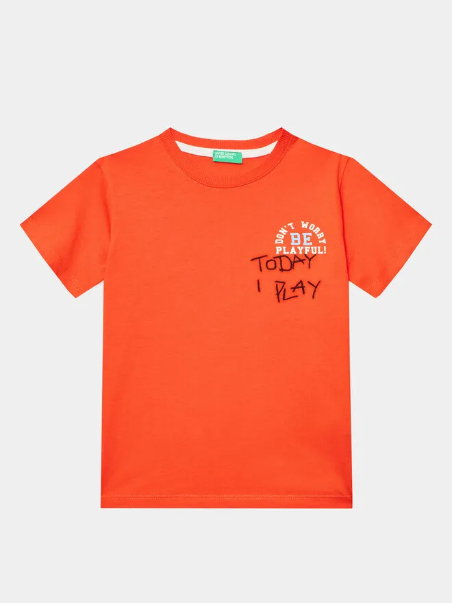 United Colors Of Benetton T-Shirt · Κόκκινο