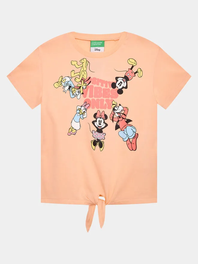 United Colors Of Benetton T-Shirt · Ο Μίκυ και οι φίλοι του · Ροζ