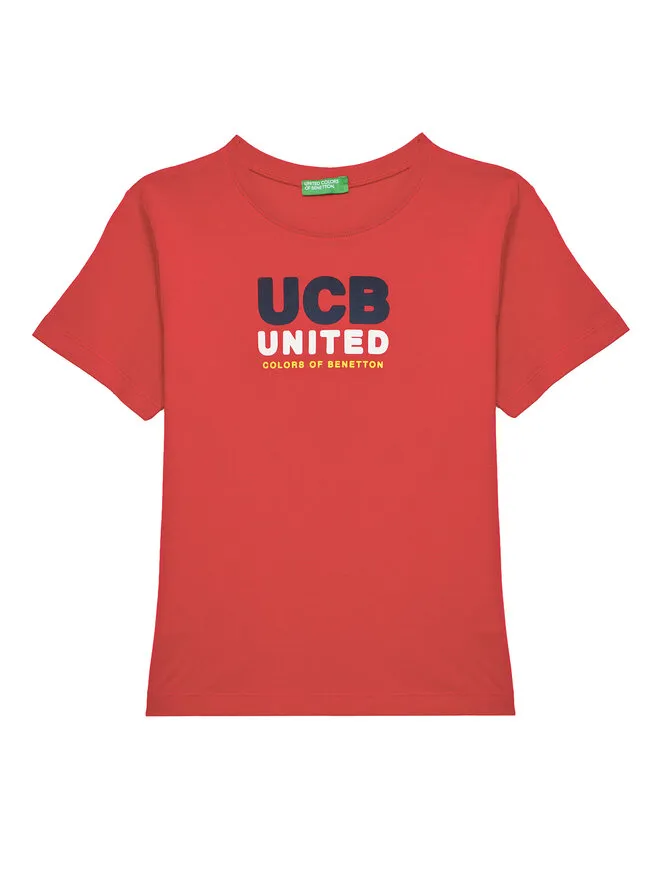 United Colors Of Benetton T-Shirt · Κόκκινο