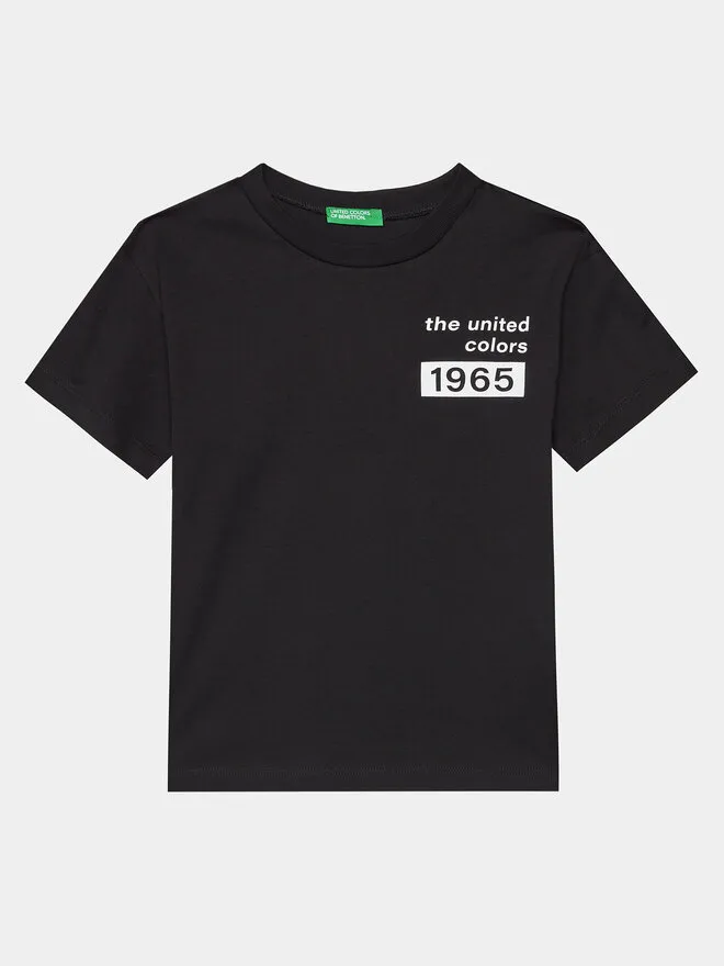 United Colors Of Benetton T-Shirt · Μαύρο