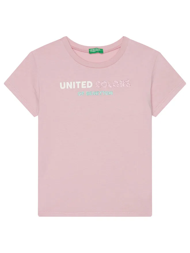 United Colors Of Benetton T-Shirt · Ροζ