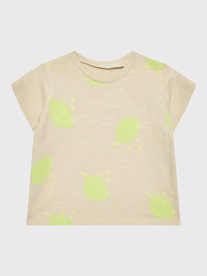 United Colors Of Benetton T-Shirt · Μπεζ