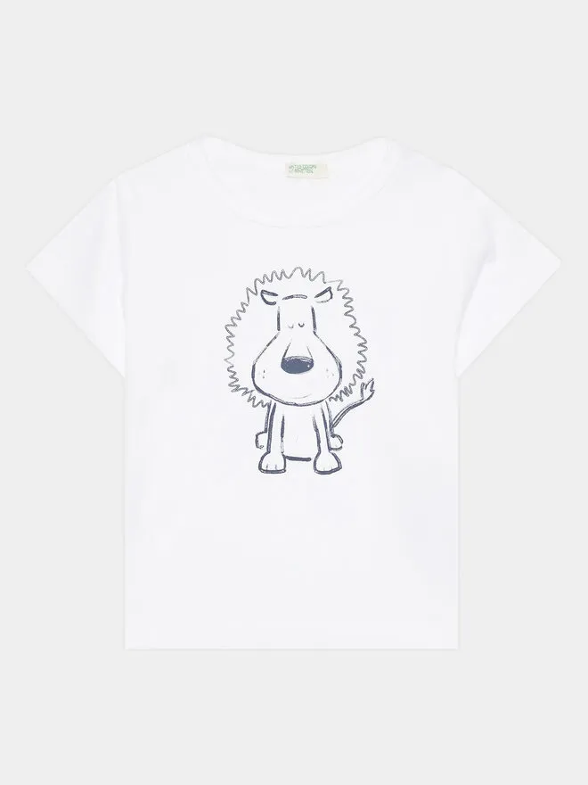 United Colors Of Benetton T-Shirt · Λευκό
