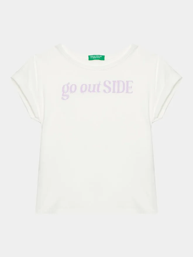 United Colors Of Benetton T-Shirt · Λευκό