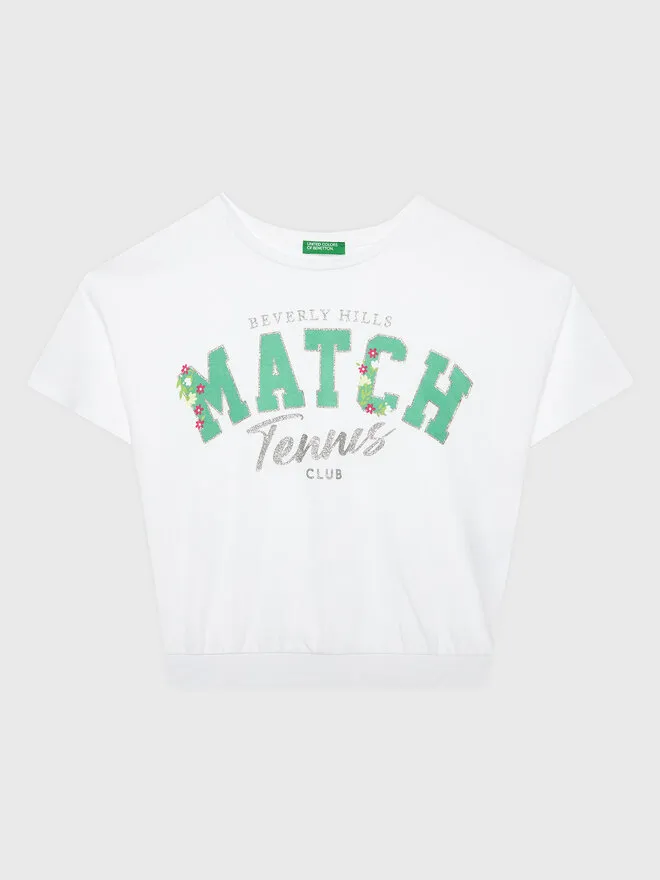 United Colors Of Benetton T-Shirt · Λευκό