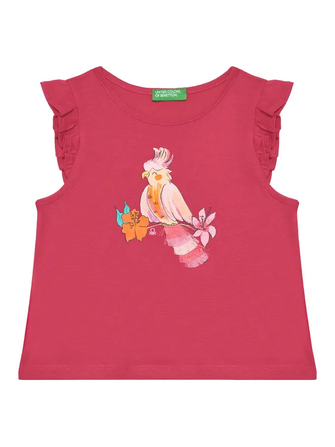 United Colors Of Benetton T-Shirt · Ροζ