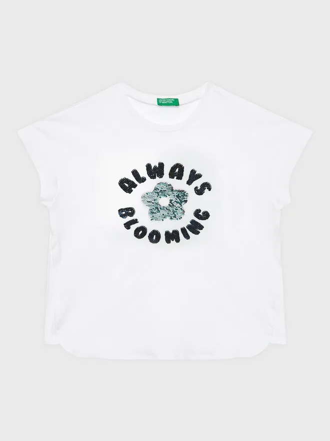 United Colors Of Benetton T-Shirt · Λευκό