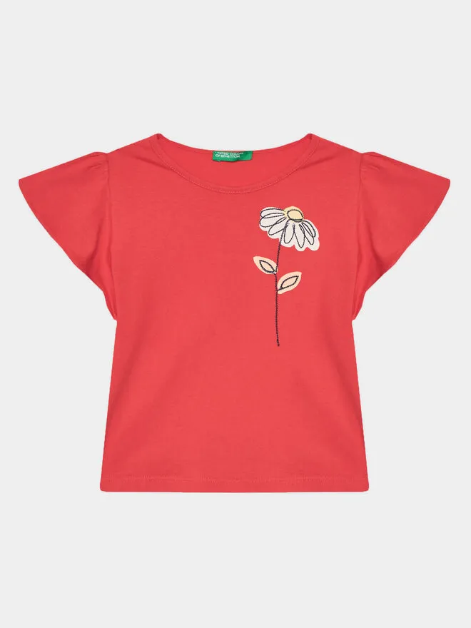 United Colors Of Benetton T-Shirt · Κόκκινο