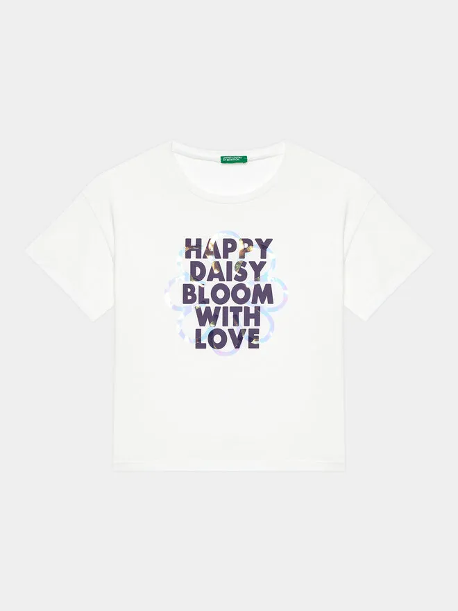 United Colors Of Benetton T-Shirt · Λευκό