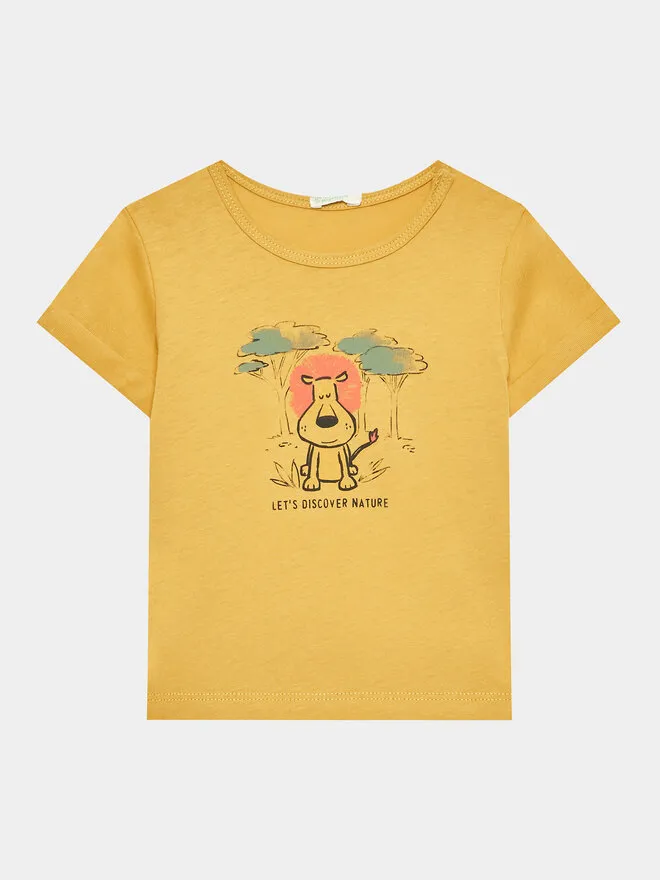 United Colors Of Benetton T-Shirt · Κίτρινο