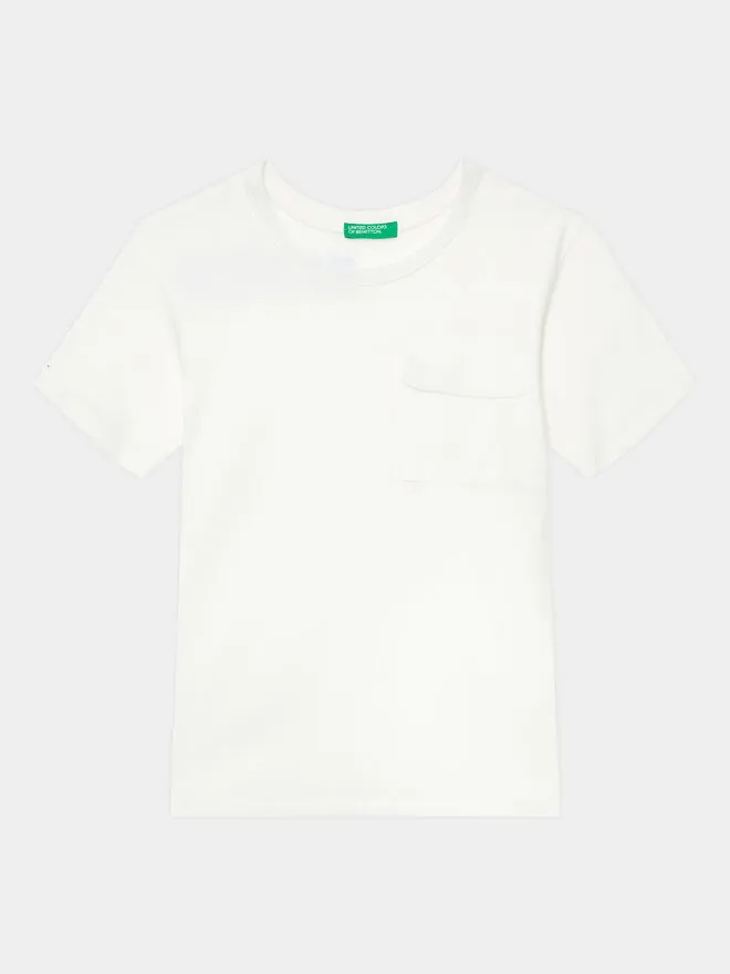 United Colors Of Benetton T-Shirt · Λευκό