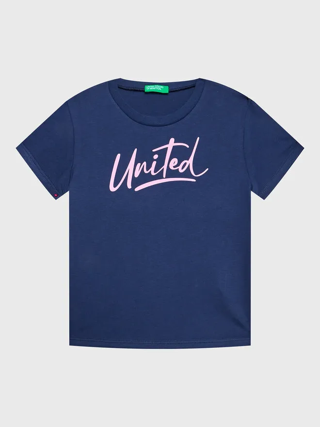 United Colors Of Benetton T-Shirt · Σκούρο μπλε